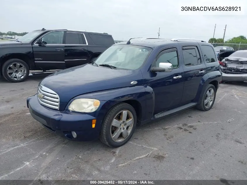 2010 Chevrolet Hhr Lt VIN: 3GNBACDV6AS628921 Lot: 39425452