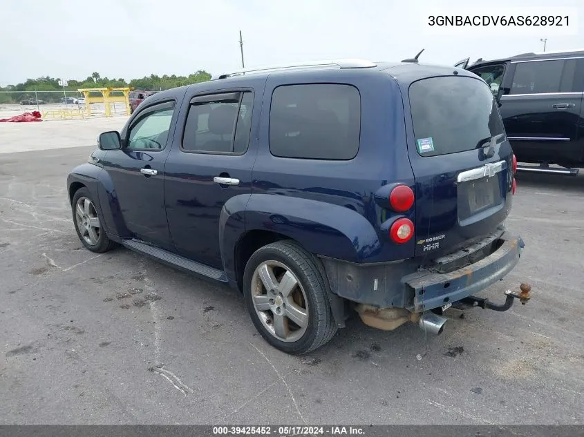 2010 Chevrolet Hhr Lt VIN: 3GNBACDV6AS628921 Lot: 39425452