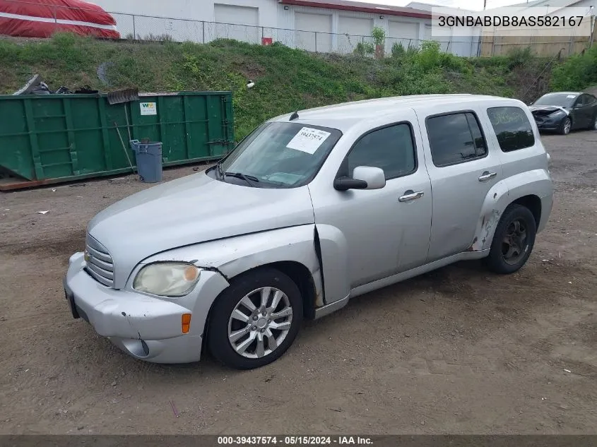 2010 Chevrolet Hhr Lt VIN: 3GNBABDB8AS582167 Lot: 39437574