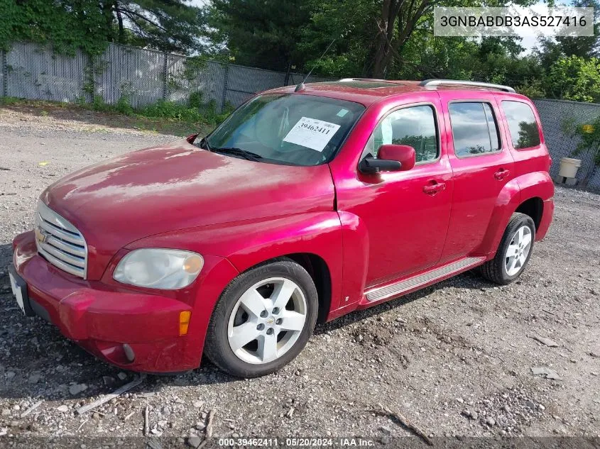 2010 Chevrolet Hhr Lt VIN: 3GNBABDB3AS527416 Lot: 39462411