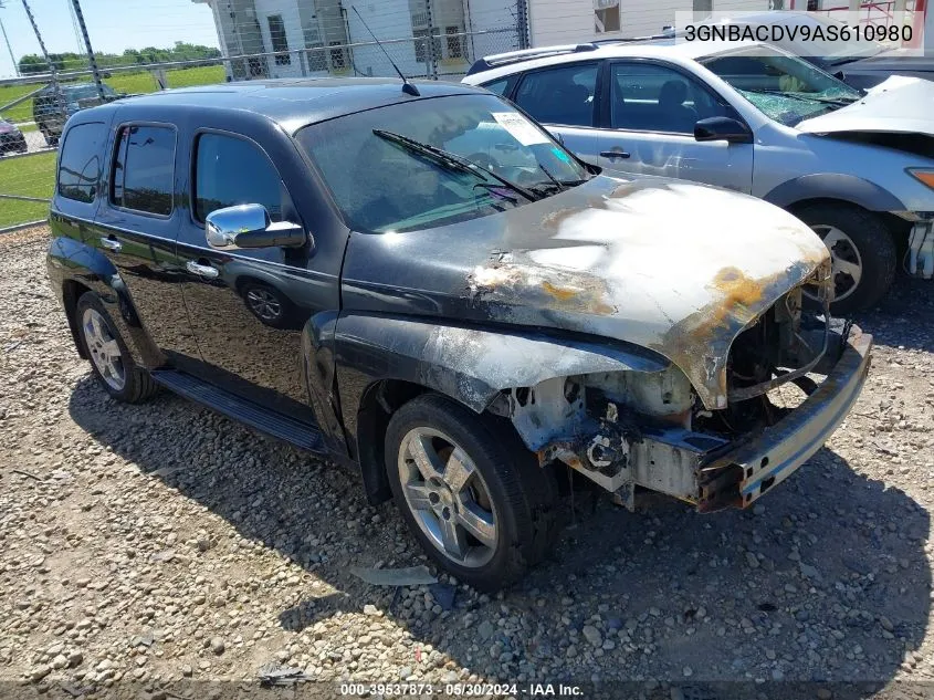 2010 Chevrolet Hhr Lt VIN: 3GNBACDV9AS610980 Lot: 39537873