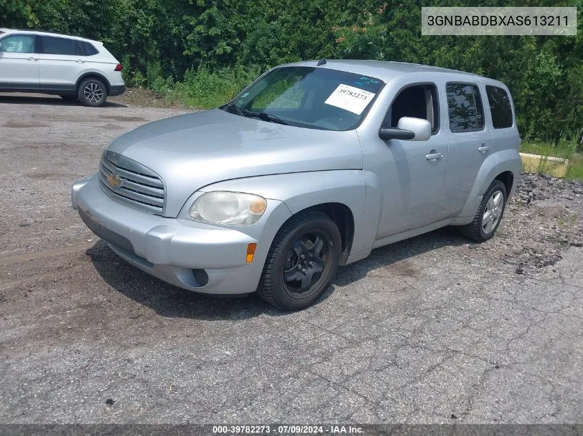 2010 Chevrolet Hhr Lt VIN: 3GNBABDBXAS613211 Lot: 39782273