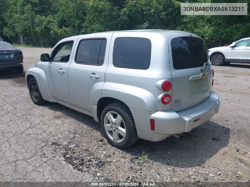 2010 Chevrolet Hhr Lt VIN: 3GNBABDBXAS613211 Lot: 39782273