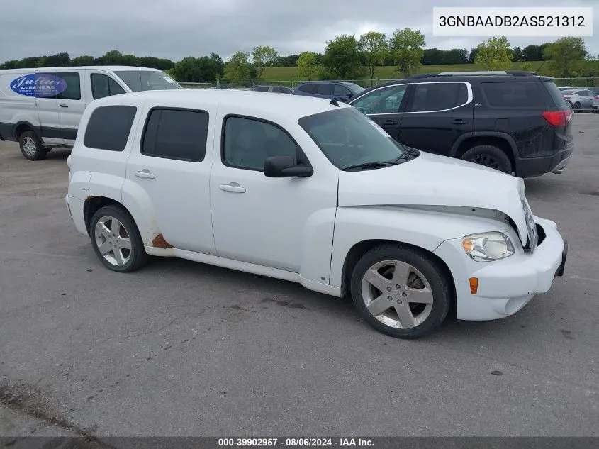 3GNBAADB2AS521312 2010 Chevrolet Hhr Ls