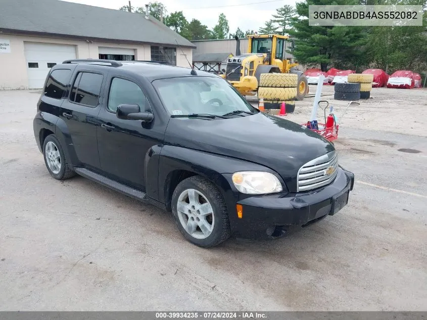 2010 Chevrolet Hhr Lt VIN: 3GNBABDB4AS552082 Lot: 39934235