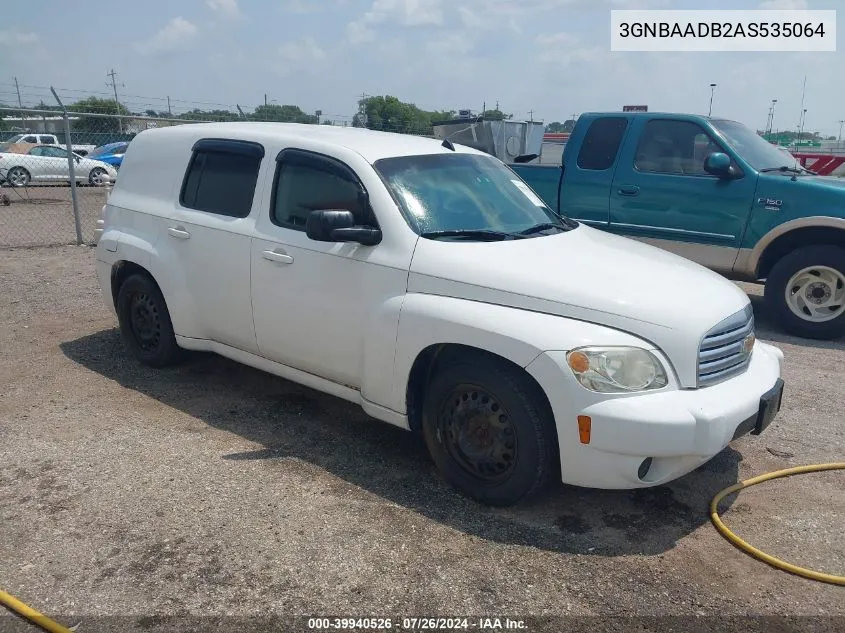 3GNBAADB2AS535064 2010 Chevrolet Hhr Ls