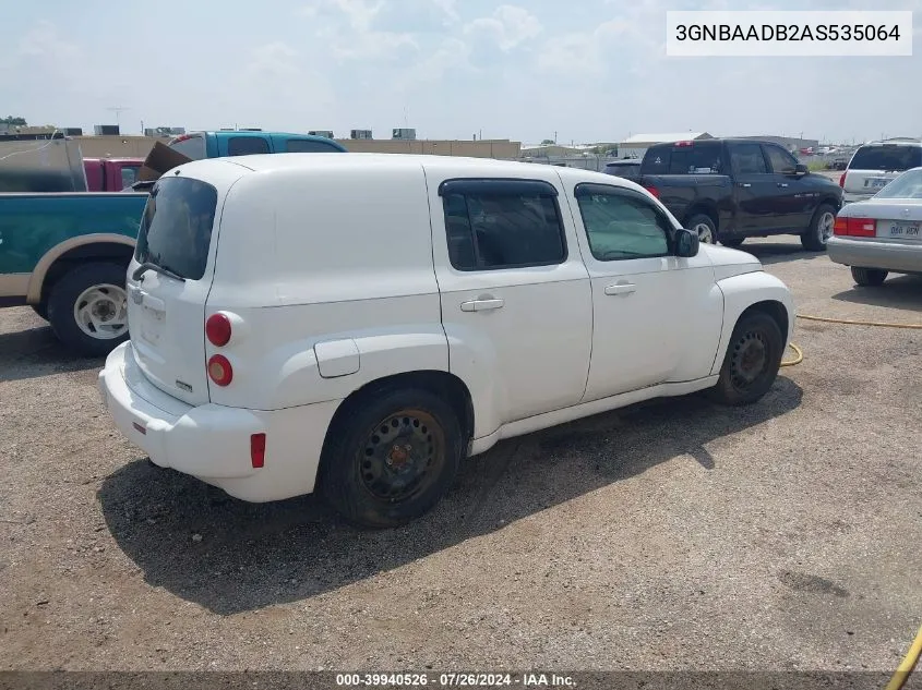 3GNBAADB2AS535064 2010 Chevrolet Hhr Ls