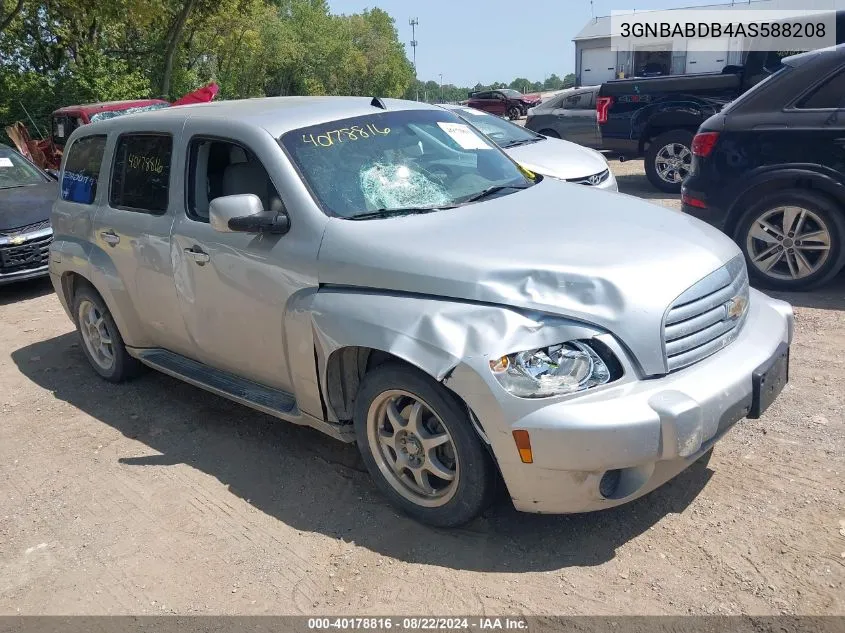 2010 Chevrolet Hhr Lt VIN: 3GNBABDB4AS588208 Lot: 40178816