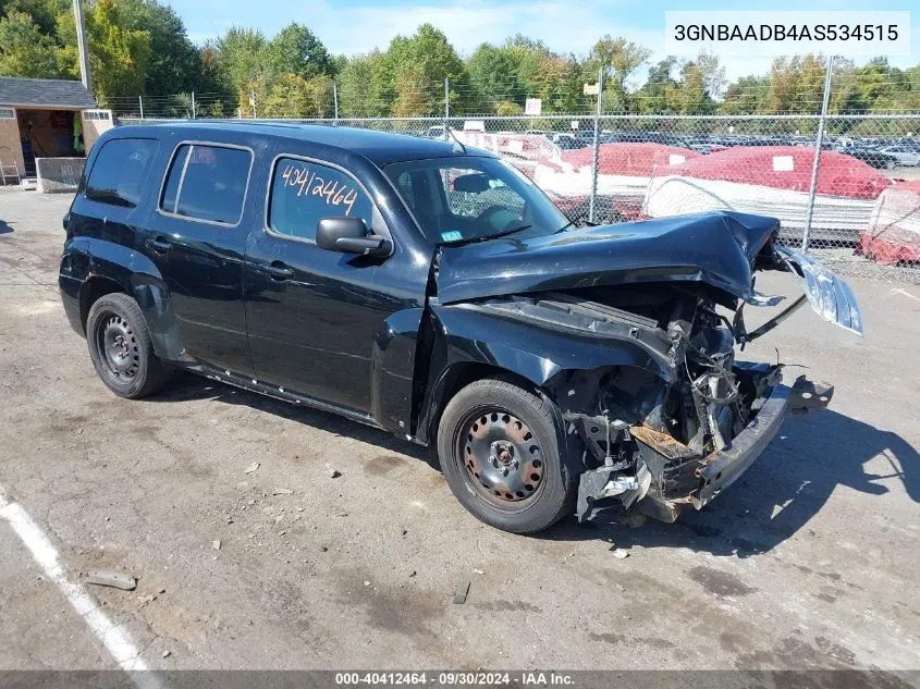 2010 Chevrolet Hhr Ls VIN: 3GNBAADB4AS534515 Lot: 40412464