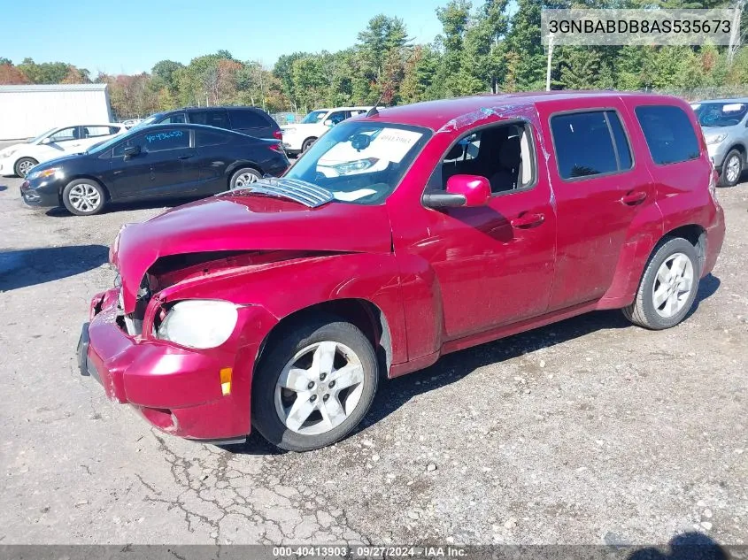 2010 Chevrolet Hhr Lt VIN: 3GNBABDB8AS535673 Lot: 40413903