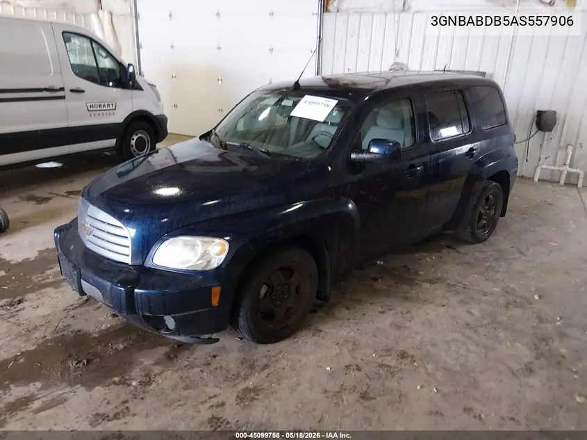 2010 Chevrolet Hhr Lt VIN: 3GNBABDB5AS557906 Lot: 45099758