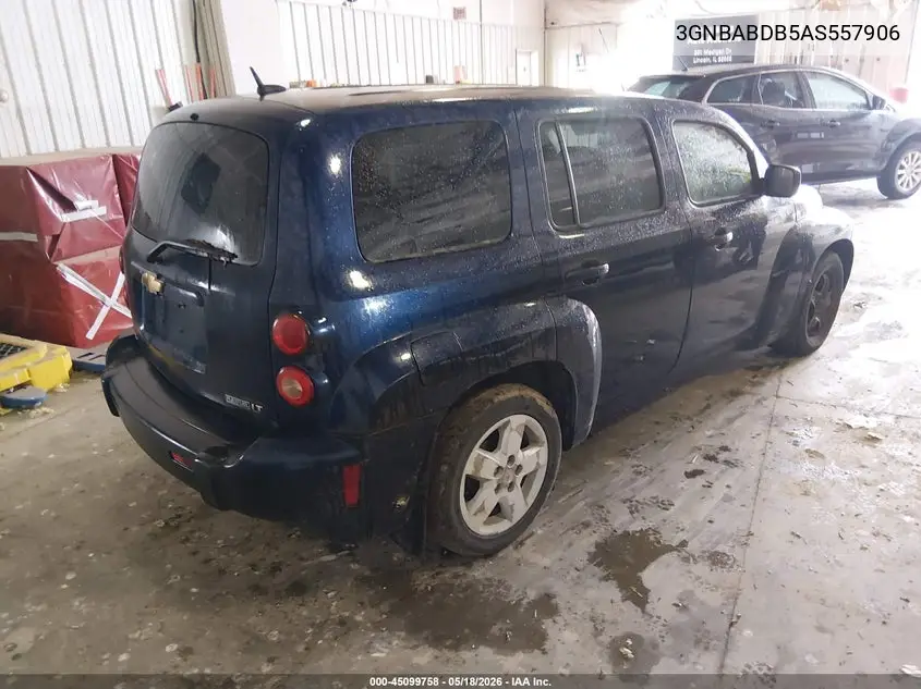 2010 Chevrolet Hhr Lt VIN: 3GNBABDB5AS557906 Lot: 45099758