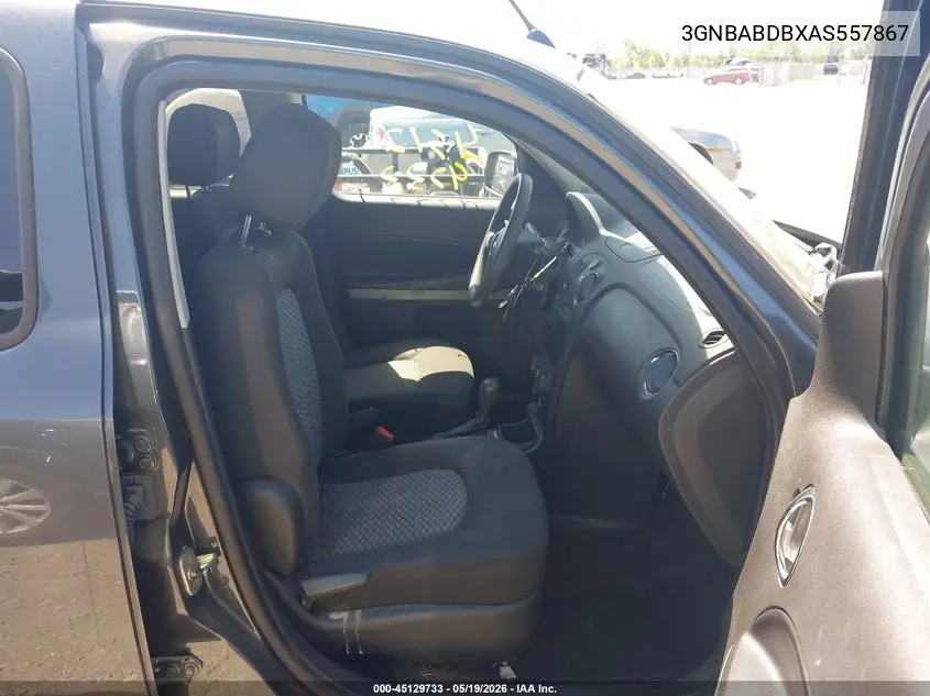 2010 Chevrolet Hhr Lt VIN: 3GNBABDBXAS557867 Lot: 45129733