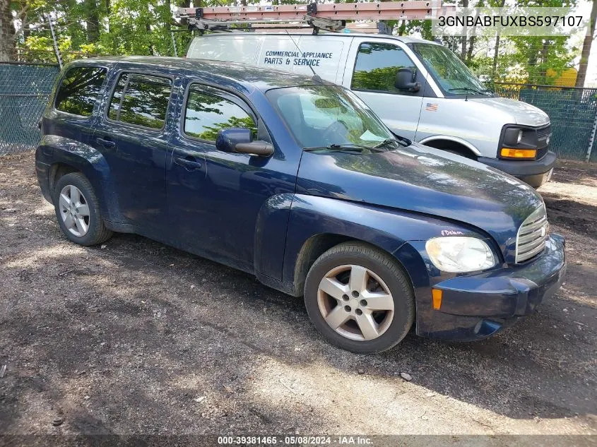 2011 Chevrolet Hhr Lt VIN: 3GNBABFUXBS597107 Lot: 39381465