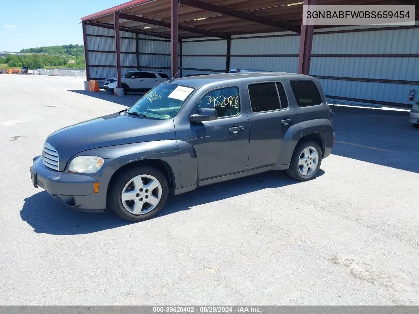 3GNBABFW0BS659454 2011 Chevrolet Hhr Lt