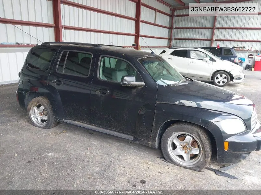 3GNBABFW3BS662722 2011 Chevrolet Hhr Lt