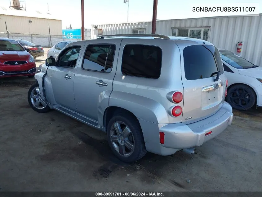 3GNBACFU8BS511007 2011 Chevrolet Hhr Lt