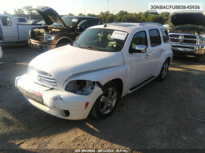 3GNBACFU8BS645936 2011 Chevrolet Hhr Lt