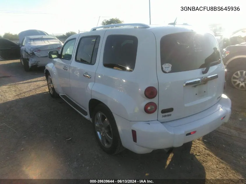 3GNBACFU8BS645936 2011 Chevrolet Hhr Lt