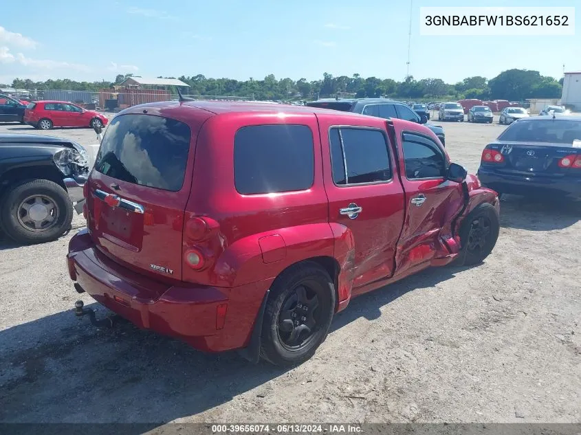 2011 Chevrolet Hhr Lt VIN: 3GNBABFW1BS621652 Lot: 39656074