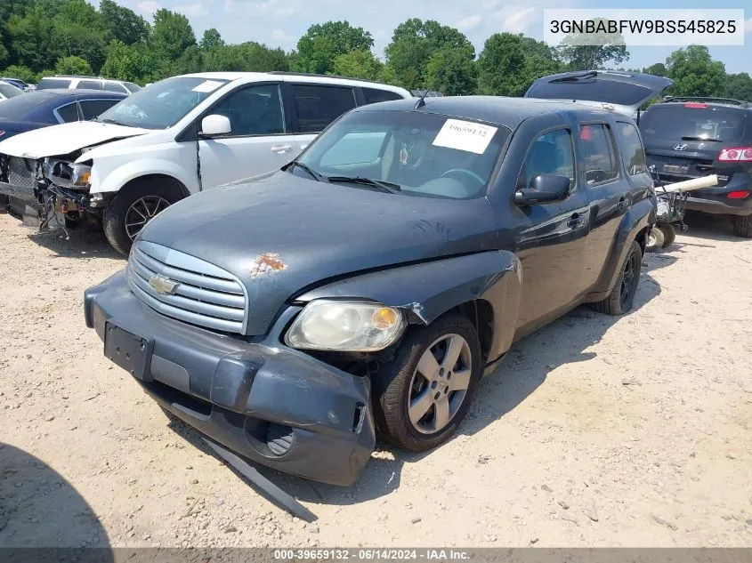 2011 Chevrolet Hhr Lt VIN: 3GNBABFW9BS545825 Lot: 39659132