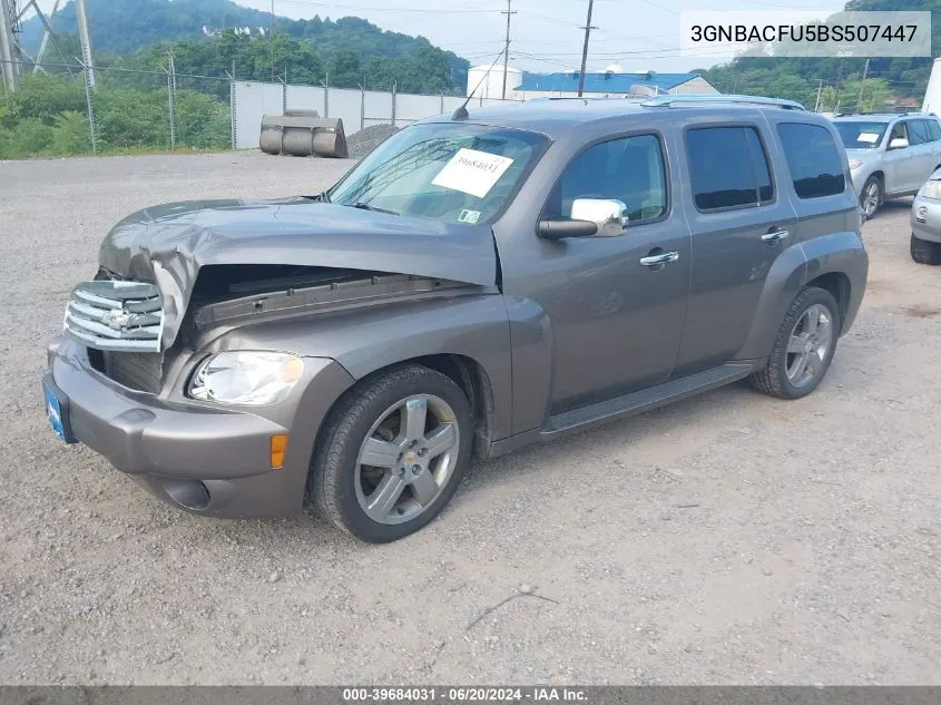 2011 Chevrolet Hhr Lt VIN: 3GNBACFU5BS507447 Lot: 39684031