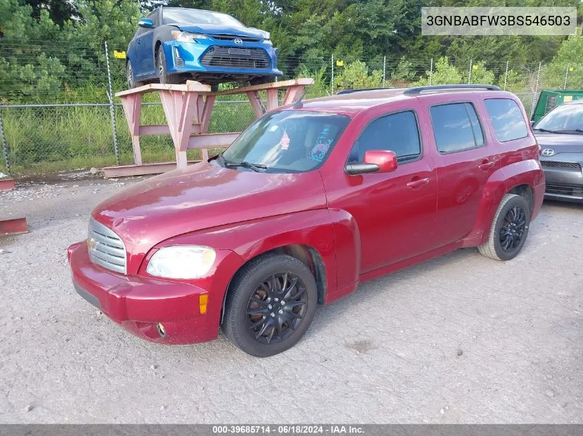 3GNBABFW3BS546503 2011 Chevrolet Hhr Lt