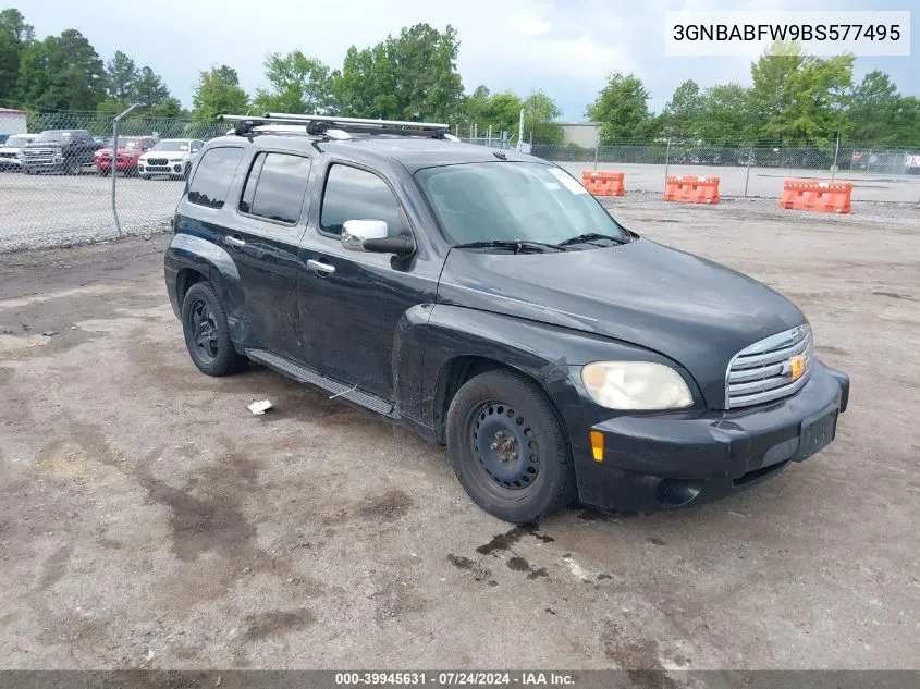 2011 Chevrolet Hhr Lt VIN: 3GNBABFW9BS577495 Lot: 39945631