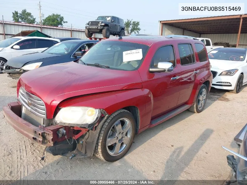 3GNBACFU0BS515469 2011 Chevrolet Hhr Lt