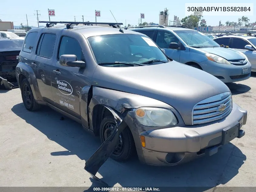 2011 Chevrolet Hhr Lt VIN: 3GNBABFW1BS582884 Lot: 39960012