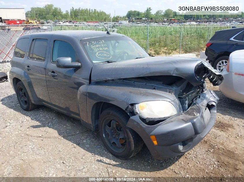 2011 Chevrolet Hhr Lt VIN: 3GNBABFW9BS508080 Lot: 40014156