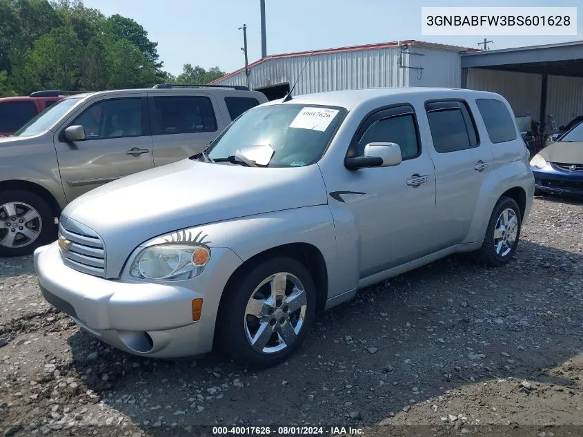 2011 Chevrolet Hhr Lt VIN: 3GNBABFW3BS601628 Lot: 40017626