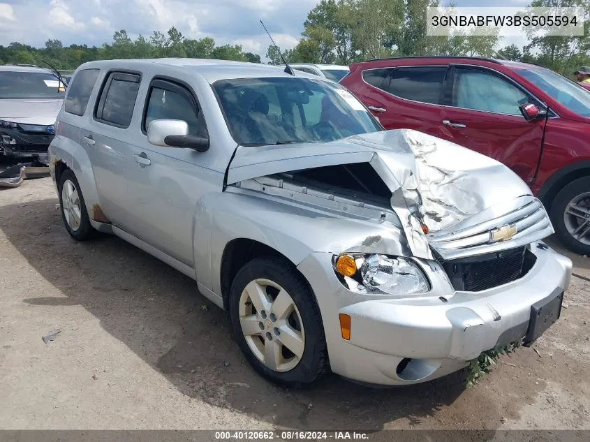 2011 Chevrolet Hhr Lt VIN: 3GNBABFW3BS505594 Lot: 40120662