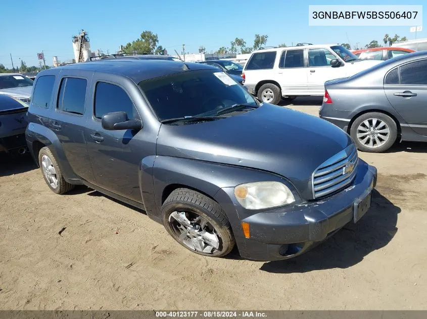 3GNBABFW5BS506407 2011 Chevrolet Hhr Lt