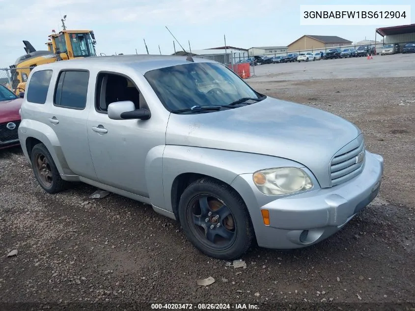 2011 Chevrolet Hhr Lt VIN: 3GNBABFW1BS612904 Lot: 40203472