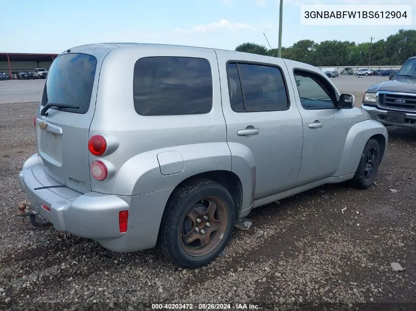 2011 Chevrolet Hhr Lt VIN: 3GNBABFW1BS612904 Lot: 40203472