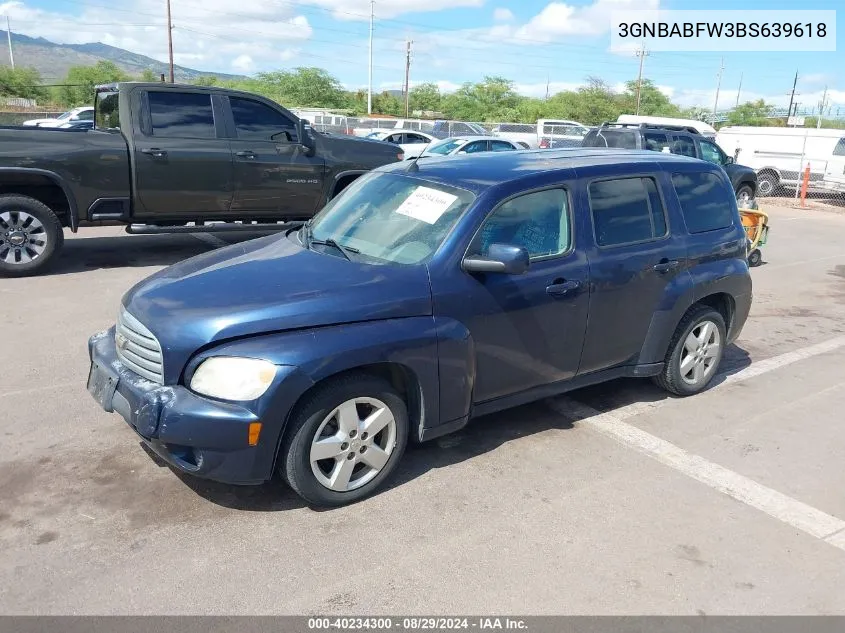 2011 Chevrolet Hhr Lt VIN: 3GNBABFW3BS639618 Lot: 40234300