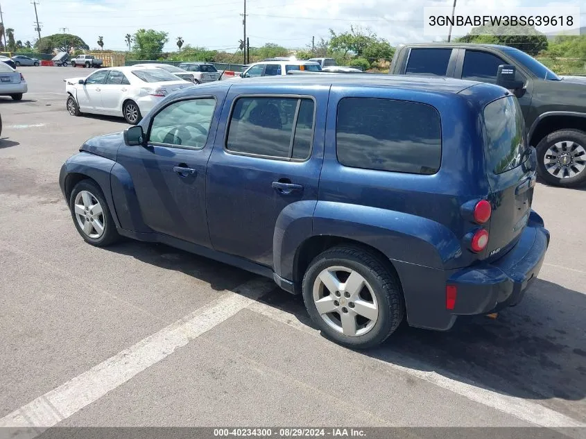 2011 Chevrolet Hhr Lt VIN: 3GNBABFW3BS639618 Lot: 40234300