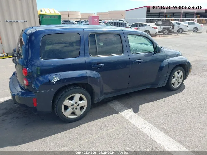 2011 Chevrolet Hhr Lt VIN: 3GNBABFW3BS639618 Lot: 40234300