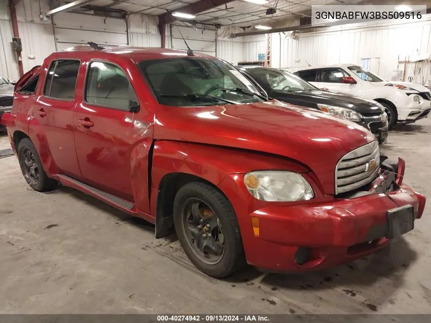 2011 Chevrolet Hhr Lt VIN: 3GNBABFW3BS509516 Lot: 40274942