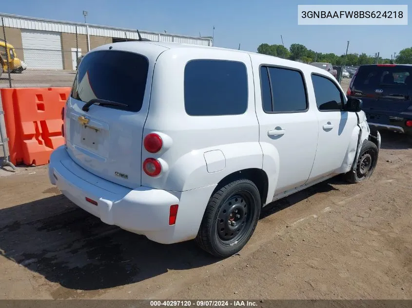 3GNBAAFW8BS624218 2011 Chevrolet Hhr Ls