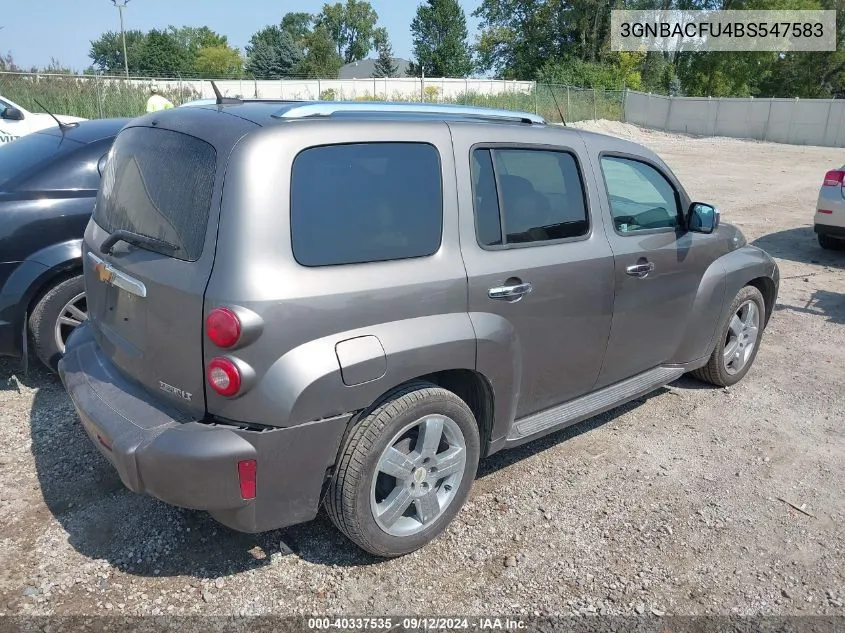 2011 Chevrolet Hhr Lt VIN: 3GNBACFU4BS547583 Lot: 40337535