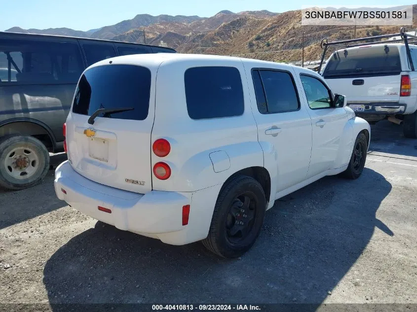 2011 Chevrolet Hhr Lt VIN: 3GNBABFW7BS501581 Lot: 40410813