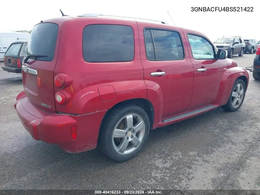 3GNBACFU4BS521422 2011 Chevrolet Hhr Lt