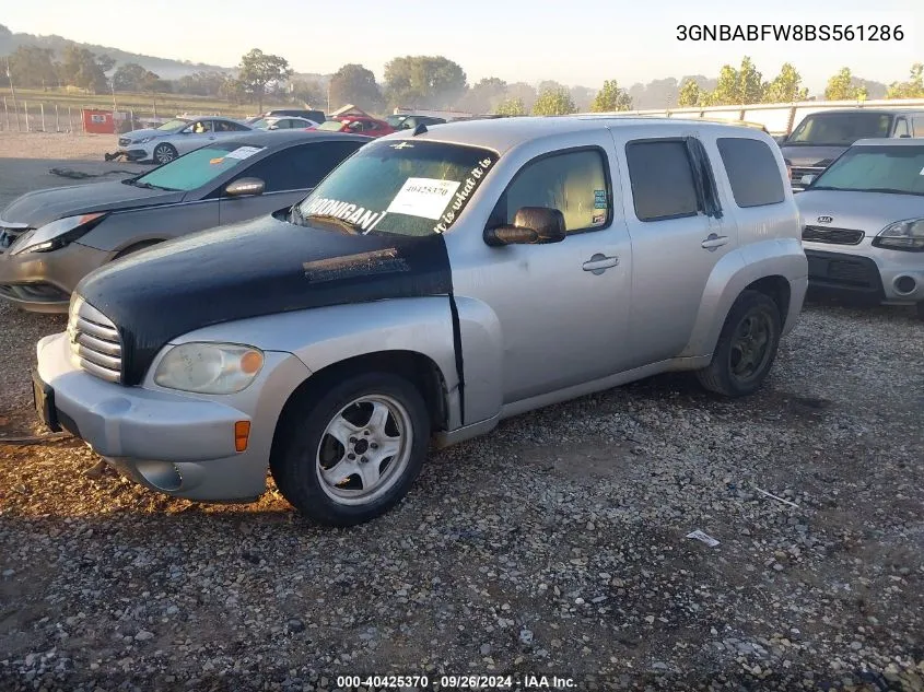 2011 Chevrolet Hhr Lt VIN: 3GNBABFW8BS561286 Lot: 40425370