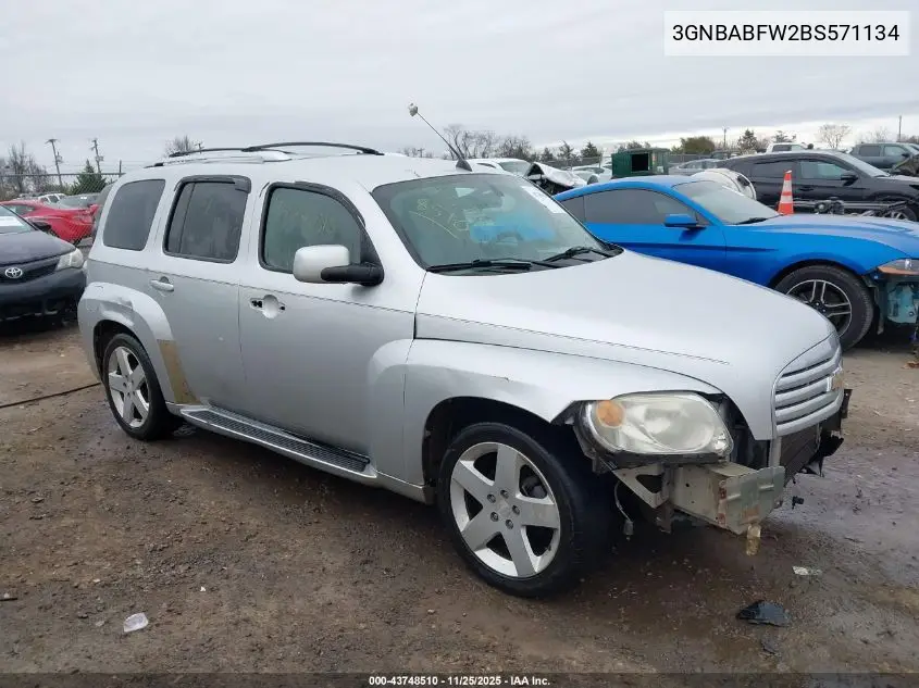 3GNBABFW2BS571134 2011 Chevrolet Hhr Lt