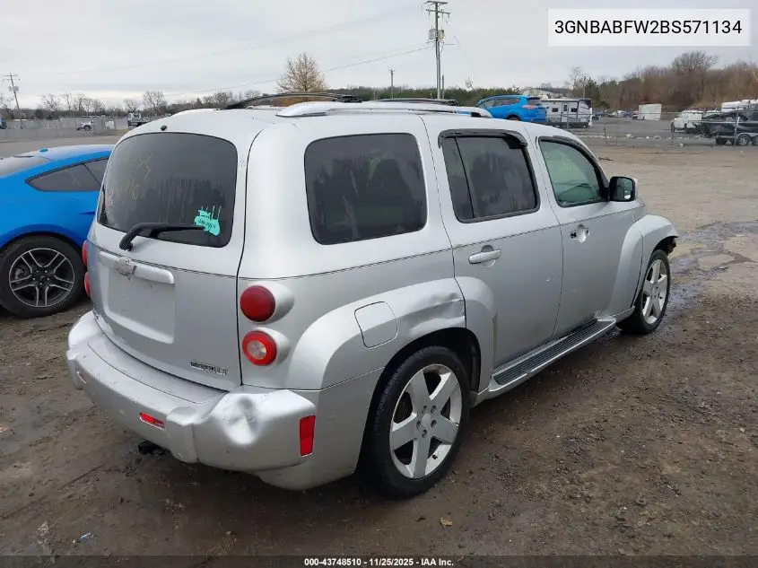 3GNBABFW2BS571134 2011 Chevrolet Hhr Lt