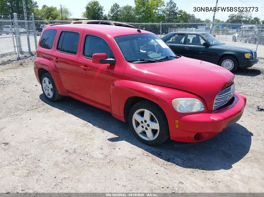 2011 Chevrolet Hhr Lt VIN: 3GNBABFW5BS523773 Lot: 45135540