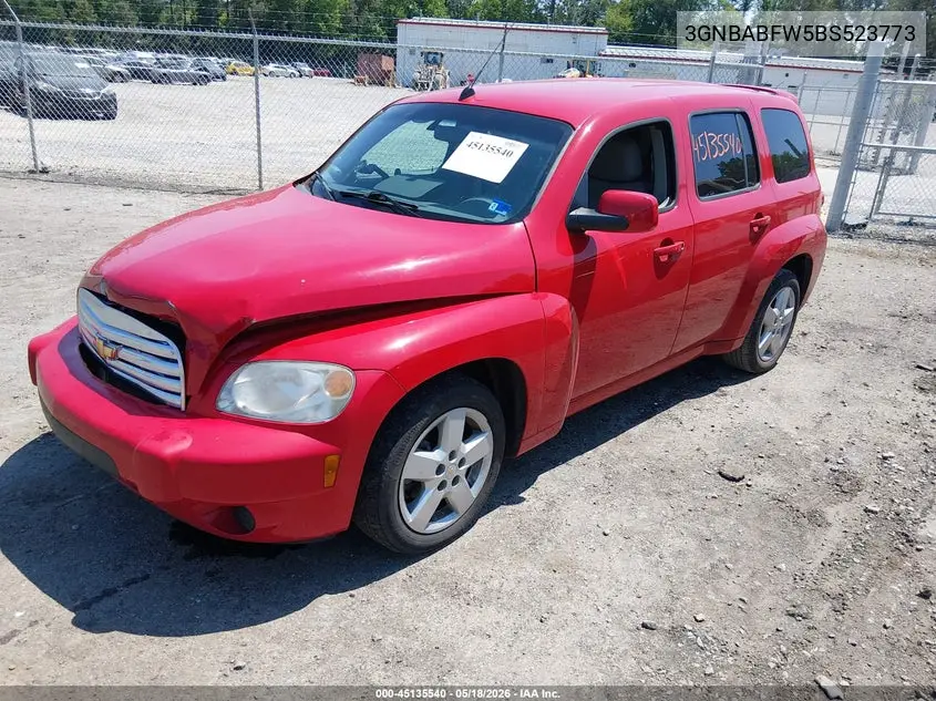 2011 Chevrolet Hhr Lt VIN: 3GNBABFW5BS523773 Lot: 45135540