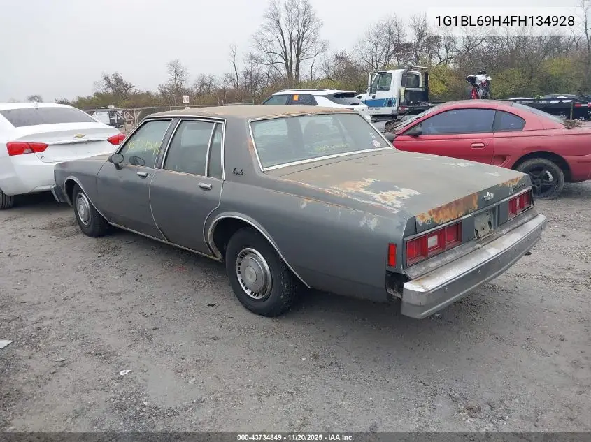 1G1BL69H4FH134928 1985 Chevrolet Impala